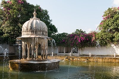 What is the main industry contributing to Udaipur's economy besides tourism?