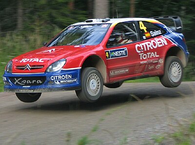 What was Sainz's position in the Swedish Rally?