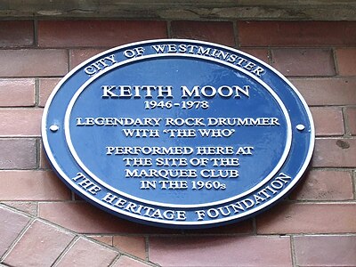 What was Keith Moon's birthplace?