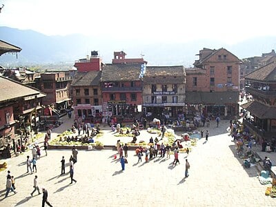 When was Bhaktapur inscribed as a UNESCO World Heritage Site?
