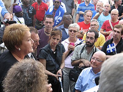 In which riding was Marois elected in 1989?