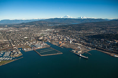 When is the first time new buildings have been built on Bellingham's Waterfront in decades?