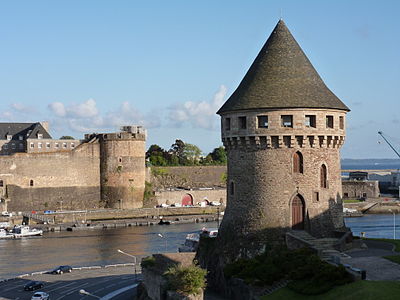 Which famous French statesman developed Brest as a military harbor?