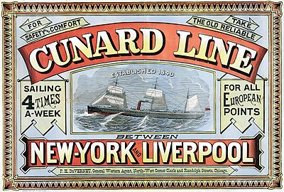 What was the name of the company formed when Cunard merged with the White Star Line in 1934?