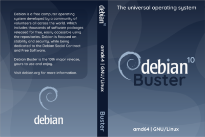 What is the default desktop environment in Debian?