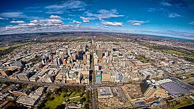 In which decade did Adelaide become Australia's third most populated city?