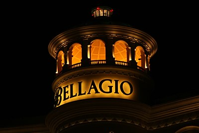 What is the size of the Bellagio resort's property?