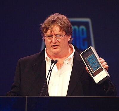 Who did Gabe Newell co-found Valve with?