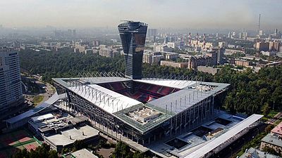 What is the capacity of the VEB Arena, the home ground of PFC CSKA Moscow?