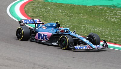 In which team is Esteban Ocon currently competing in Formula One?