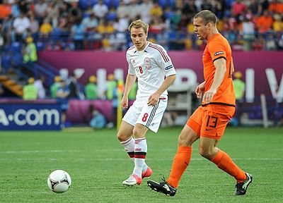 What position did Ron Vlaar primarily play in football?