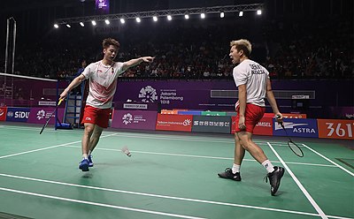 What sport is Kevin Sanjaya Sukamuljo known for?