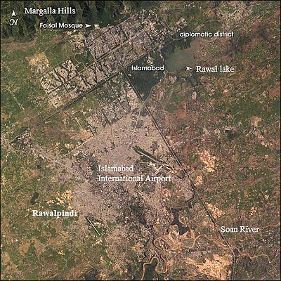 In which year did the construction of Islamabad, Pakistan's new capital city, begin?