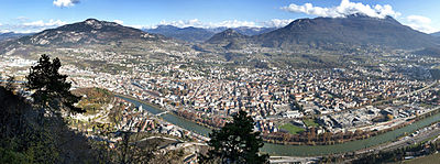 In what year was Trento awarded the title of Alpine Town of the Year?