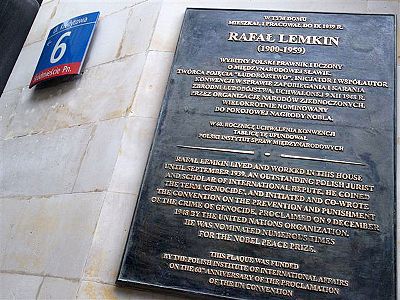 Which war influenced Lemkin's work on genocide?