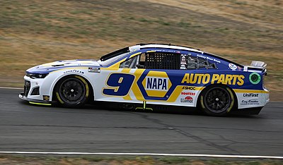 In what year did Chase Elliott win the NASCAR Xfinity Series championship?