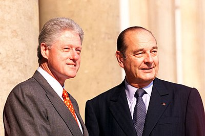 What crime was Jacques Chirac convicted of?