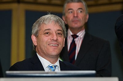 Which University did Bercow step down from as Chancellor in November 2021?