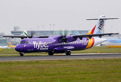 What was Flybe's primary focus in terms of flight routes?