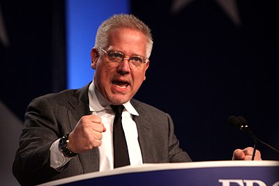 On which network did Glenn Beck's television program air from January 2006 to October 2008?