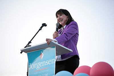 During her 2020 run, Jorgensen's stance on environmental issues was?