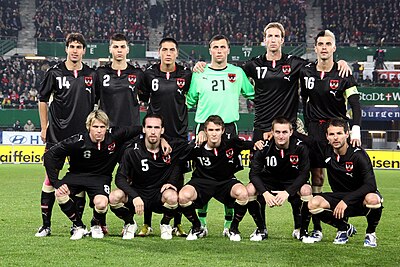 Which Austrian player has the most appearances for the national team?