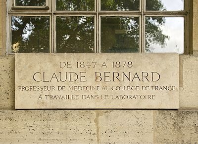 In what year was Claude Bernard born?