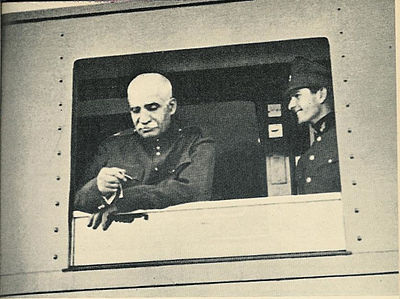 What event marked the end of Reza Shah's reign?