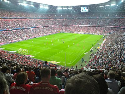 What does FC Bayern Munich's stadium look like?