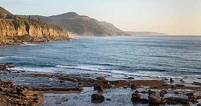 What is the southernmost point of the Wollongong area?