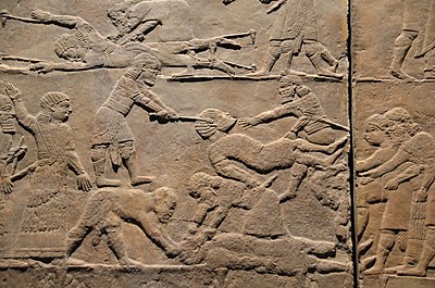 Which contemporary civilization did Ashurbanipal have conflicts with?