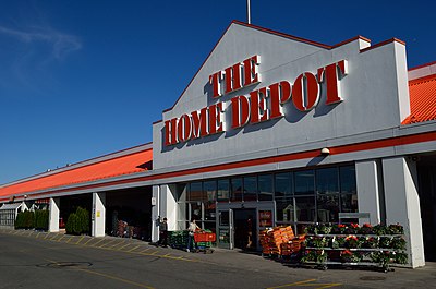 What is the slogan of The Home Depot?