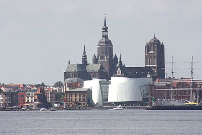 When was Stralsund granted city rights?