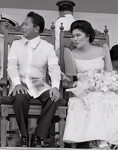 What instrument does Imelda Marcos play?