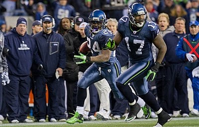 What was the distinctive characteristic of Marshawn Lynch's "Beast Quake" touchdown?