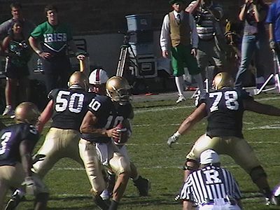 Do you know what league Notre Dame Fighting Irish Football play in or have played in?
