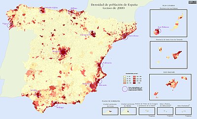 In 2003 the population of Spain, was 42,187,645.[br] Can you guess what the population was in 2021?