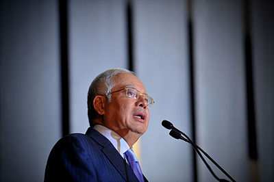 What was the sentence Najib Razak received for his involvement in the 1MDB scandal?