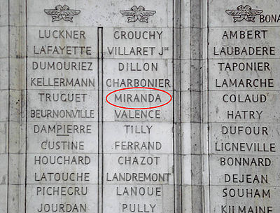 During which campaign did Miranda serve under the French?