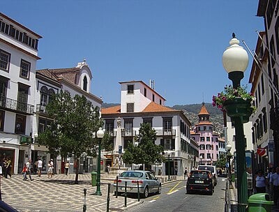Which Portuguese queen was born in Funchal?