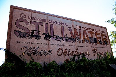 What proportion of Stillwater's land is covered by water?