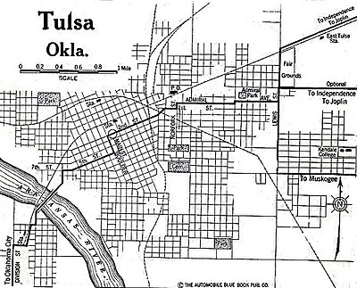 What are the twin cities of Tulsa?