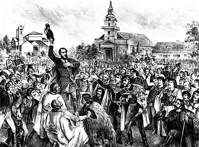 What was Kossuth's stance on democracy?