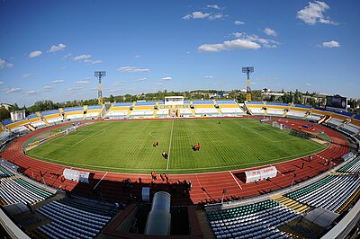 What is the current home stadium of FC Zorya Luhansk?