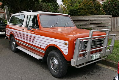 What type of vehicle is the International Scout?