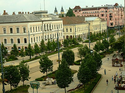 What is the primary role of Debrecen in the Northern Great Plain region?