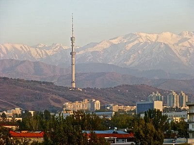What was Almaty's status as the capital of Kazakhstan?