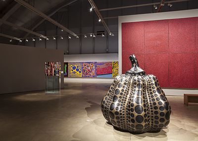 Yayoi Kusama is also known for her work in which other medium?