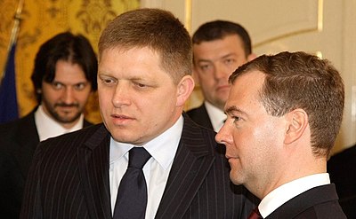 When was Robert Fico first sworn in as Prime Minister?