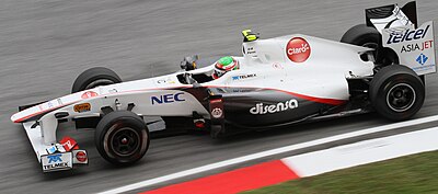 What is the name of Sauber Motorsport's racing team in Formula One since 2018?